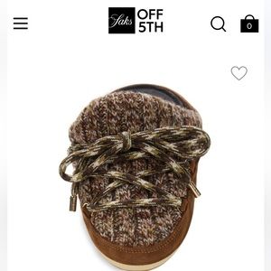 Moon Boot Ambidextrous Platform Knit Mules